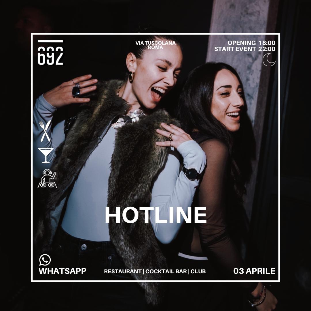 Official cover of the event 03.04.26 HOTLINE @ 692 Secret Garden