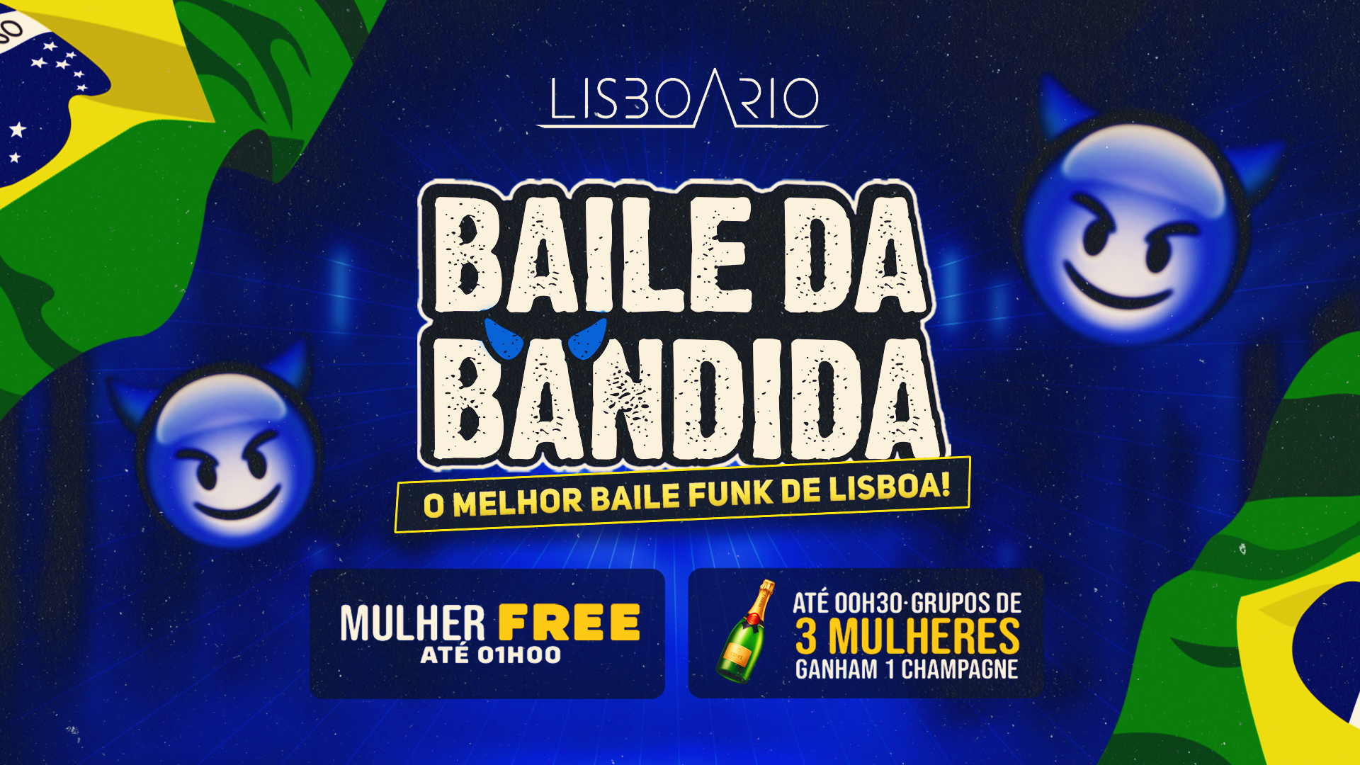  Baile da Bandida  - Baile Funk - Elas free até a 1am