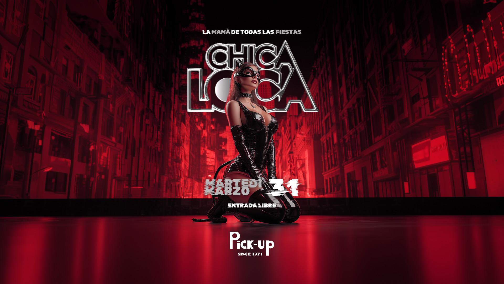 Official cover of the event CHICA LOCA