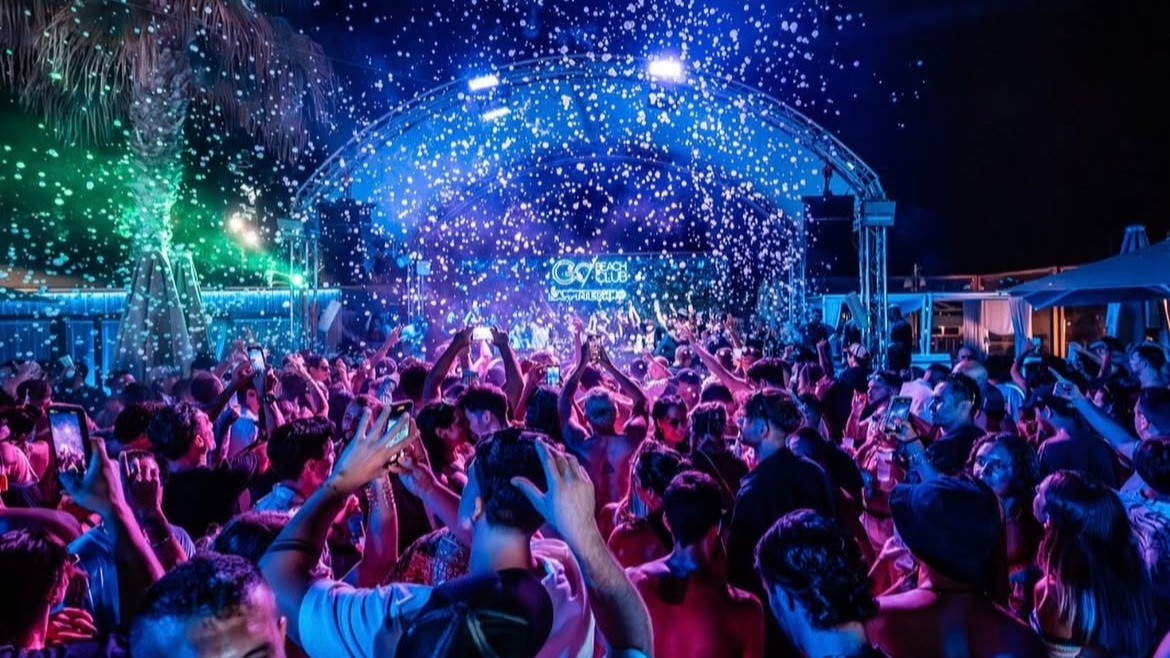 Night time Pool Party