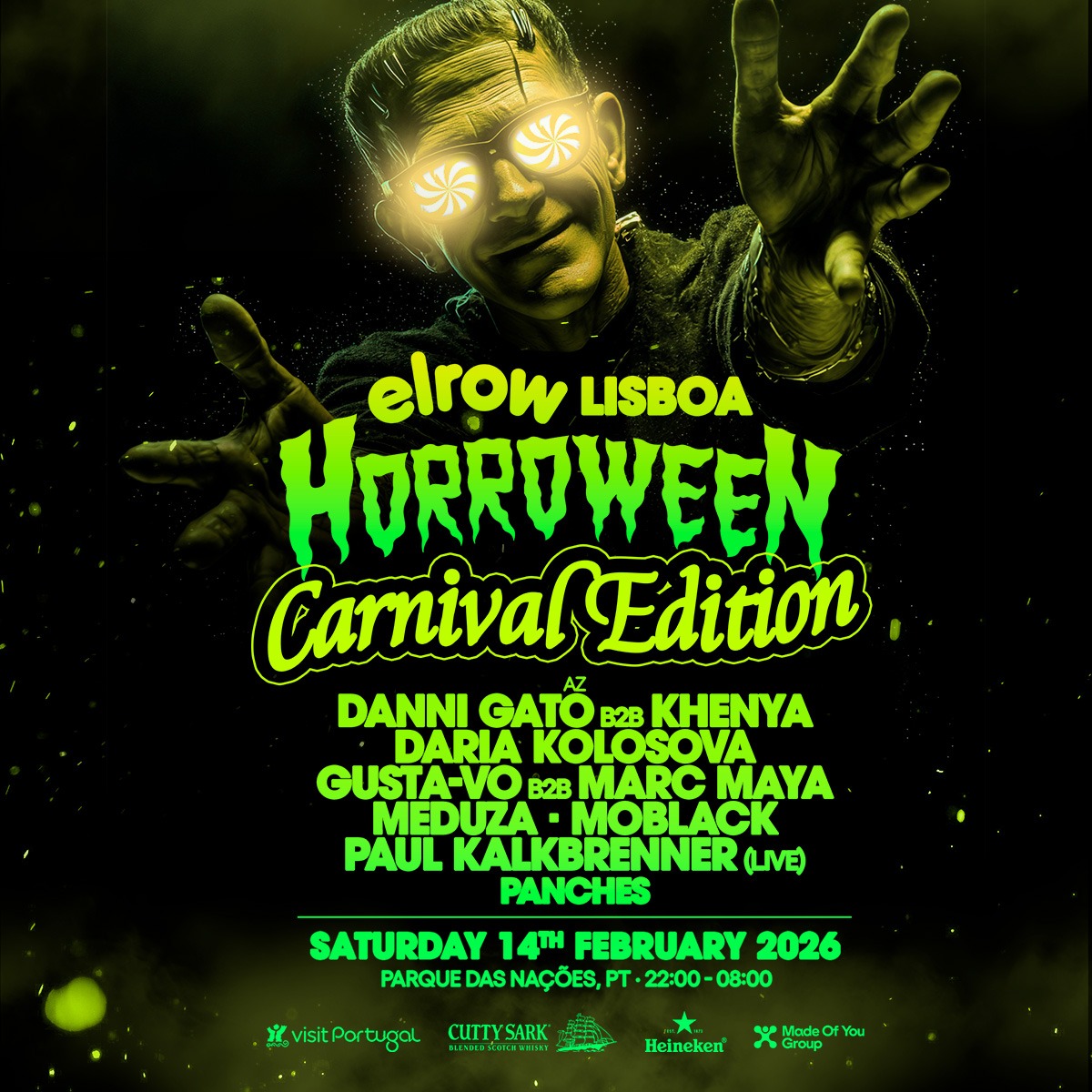 elrow Horroween Lisboa 2026