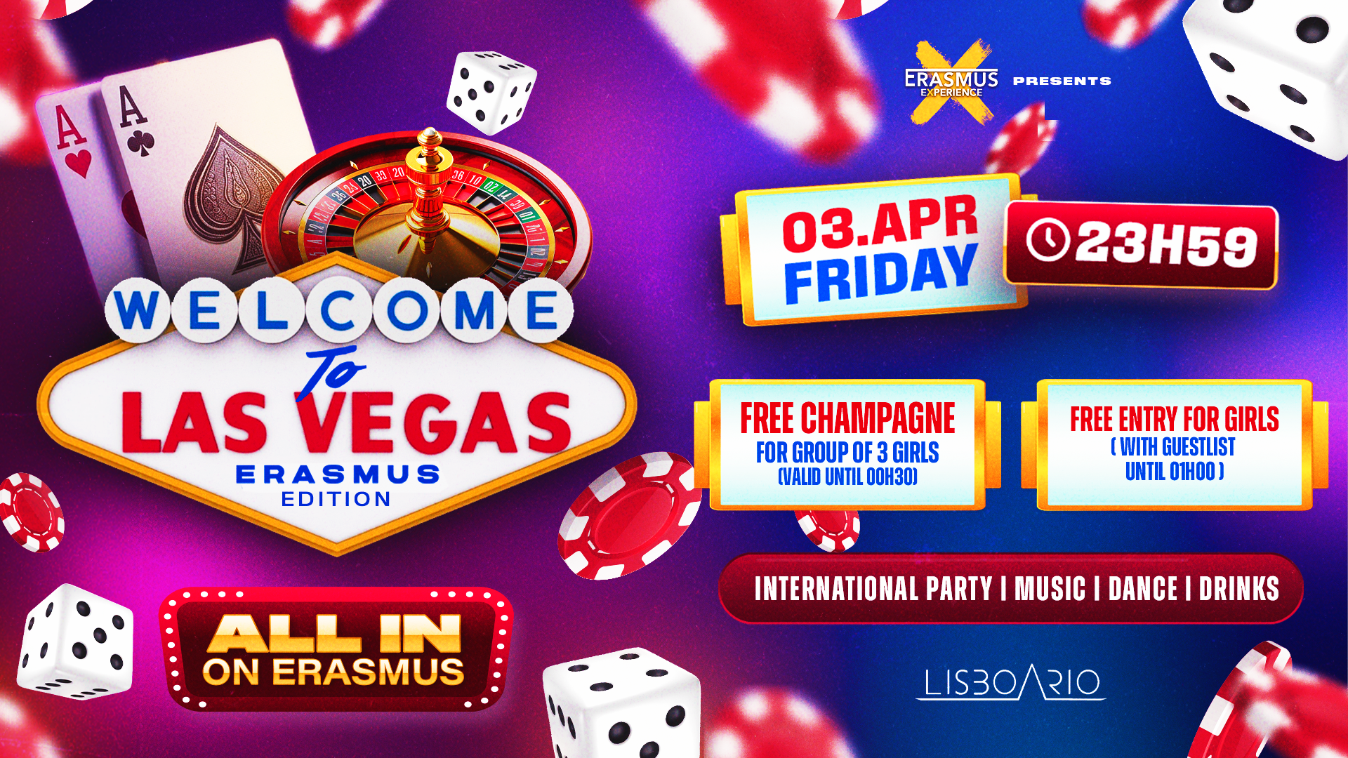 ERASMUS | WELCOME TO LAS VEGAS