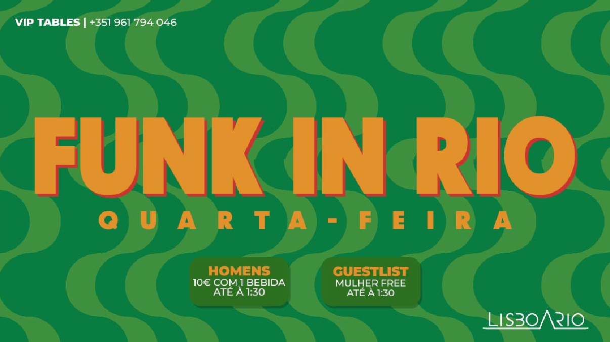 Funk In Rio - Baile Funk | Girls Free until 1:30am