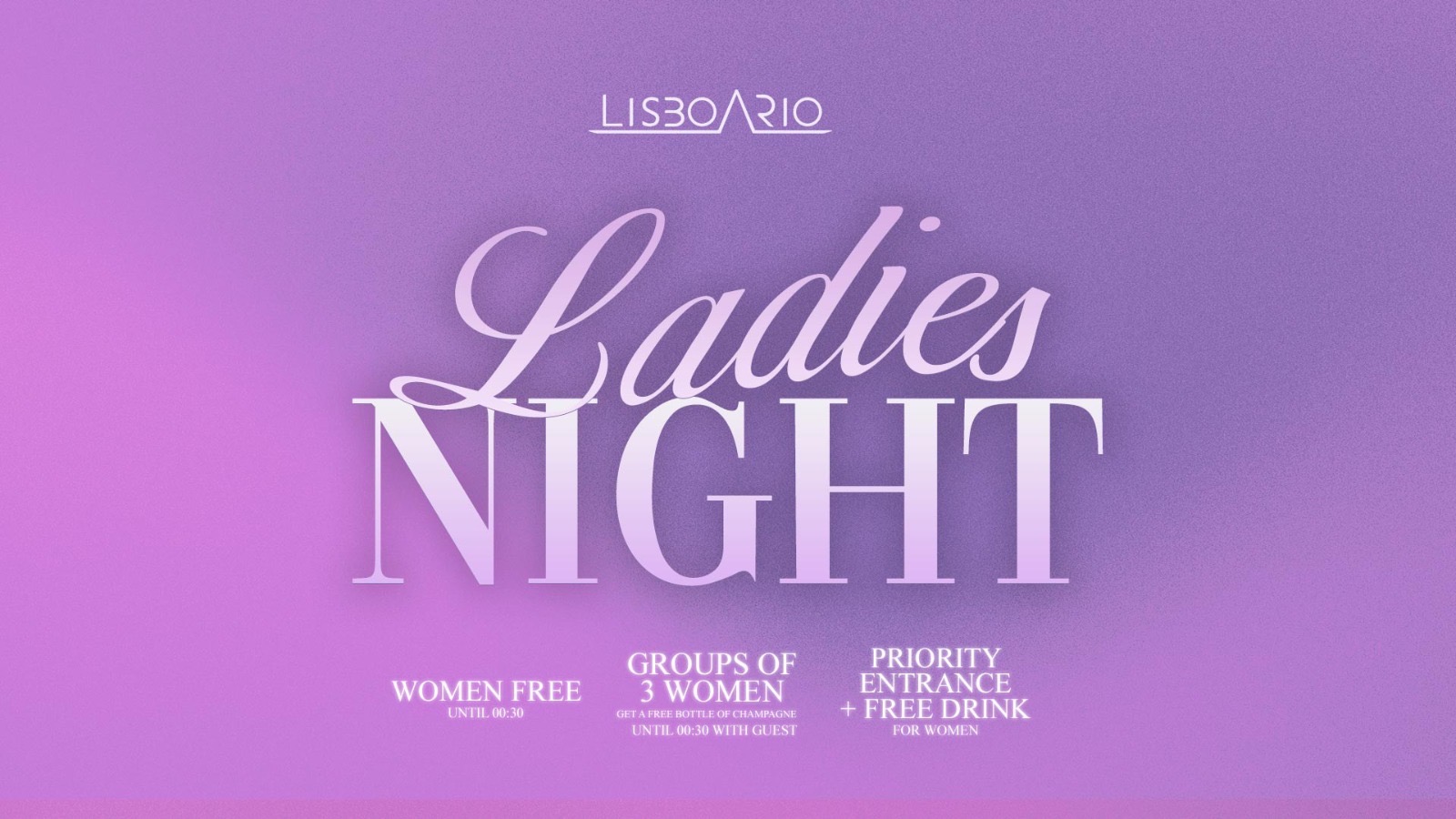 Ladies Night | Girls free until 1:00am