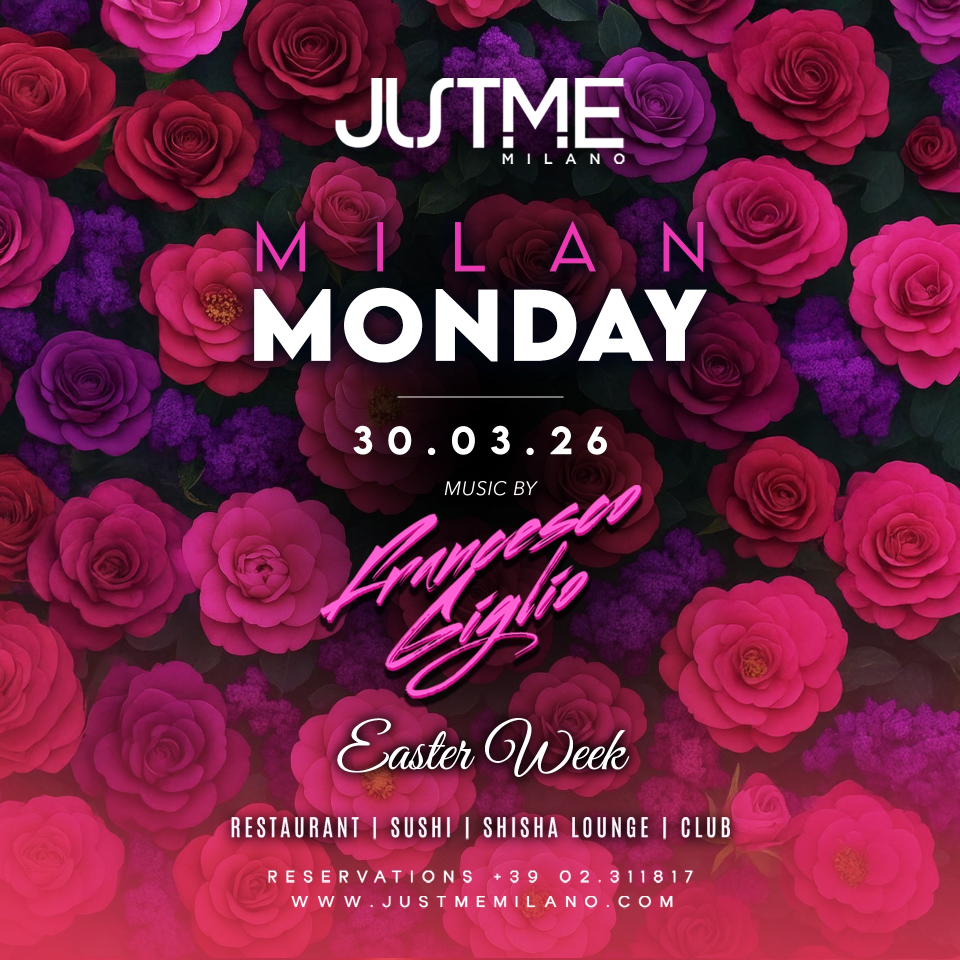 Official cover of the event Monday Night