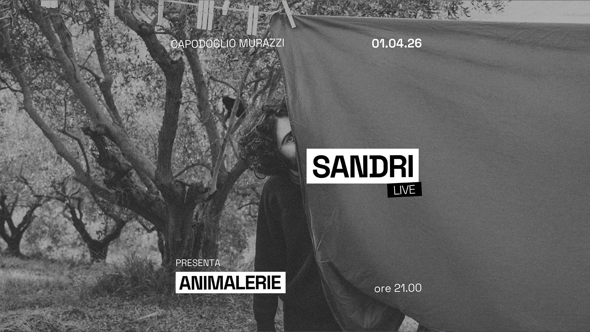 Official cover of the event SANDRI ✷ ANIMALERIE TOUR ✷ Capodoglio