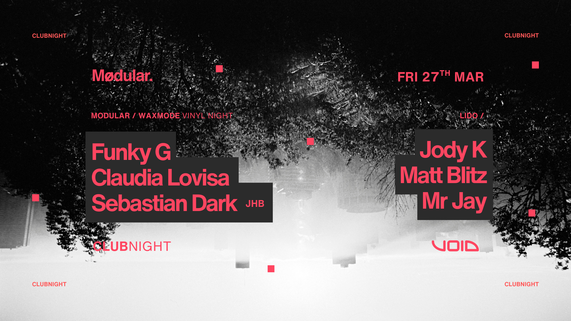 Official cover of the event Waxmode Vinyl x Club Night