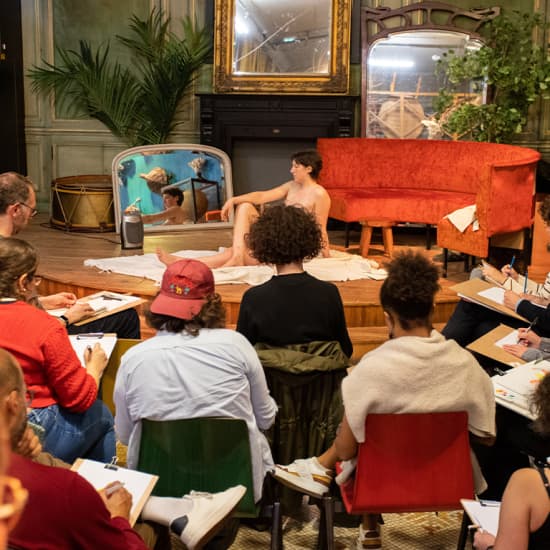 Official cover of the event Drink & Draw : Apéro créatif avec boisson & session de dessin