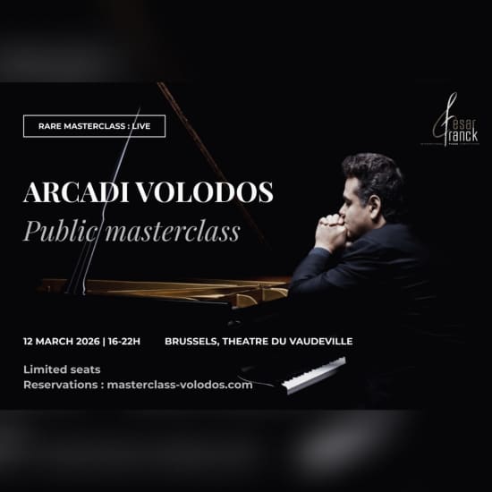 Official cover of the event Rare Masterclass : ARCADI VOLODOS 🎹
