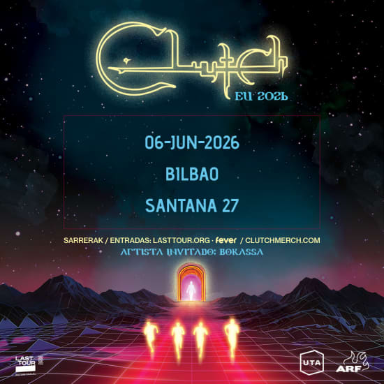 Official cover of the event Clutch en Santana 27, Bilbao 2026