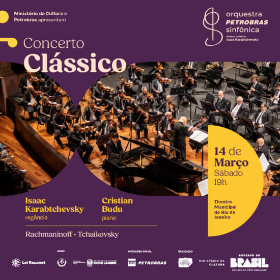 Official cover of the event Orquestra Petrobras Sinfônica - Concertos Clássicos