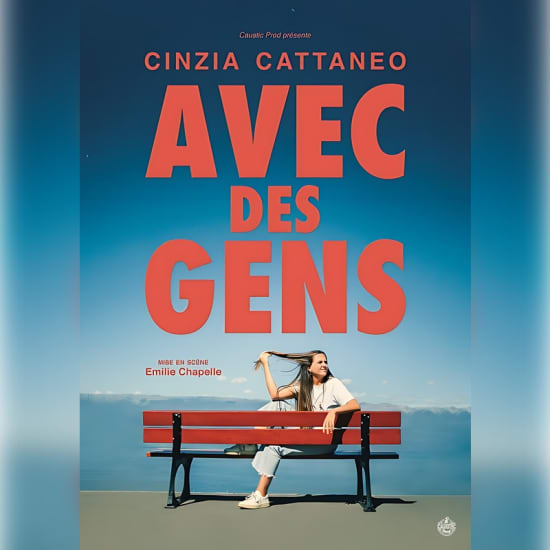 Official cover of the event Cinzia Cattaneo dans 'Avec des Gens' au Théâtre BO Saint-Martin