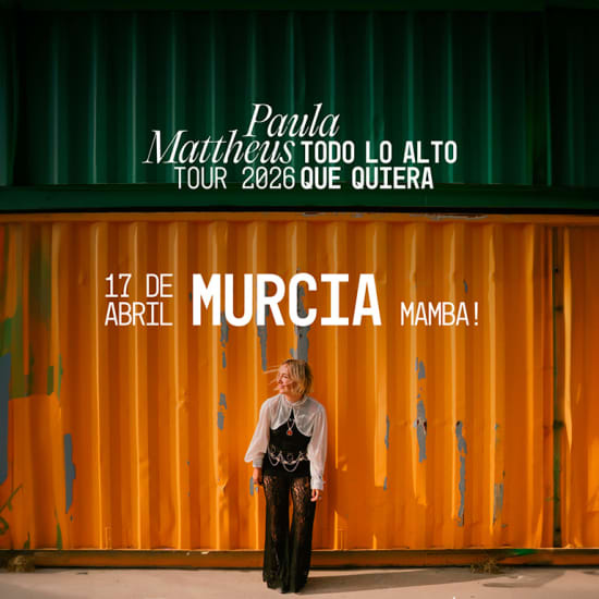 Official cover of the event Gira Paula Mattheus en Murcia