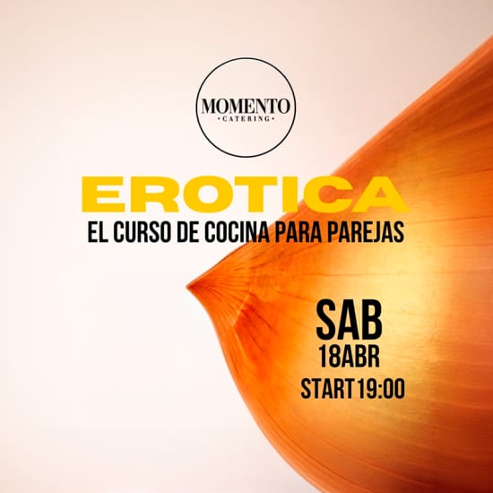 Official cover of the event Erótica: clase de cocina para parejas