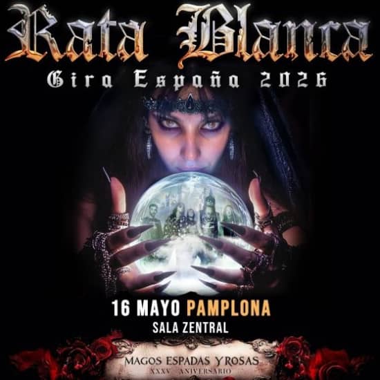 Official cover of the event RATA BLANCA en Pamplona (Sala Zentral)