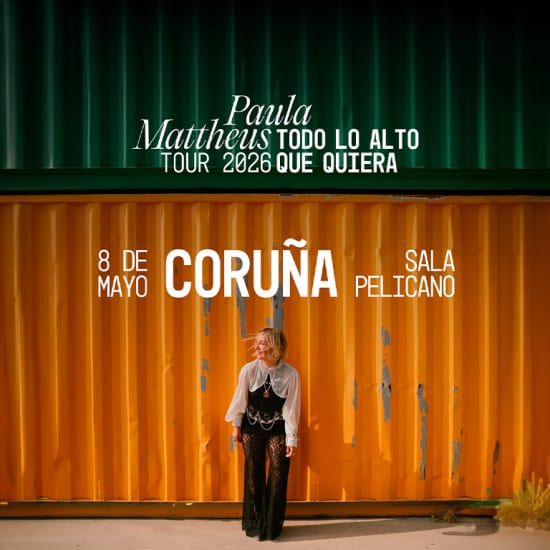 Official cover of the event Gira Paula Mattheus en Coruña