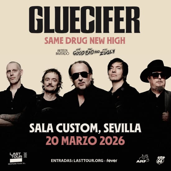 Official cover of the event Gluecifer en Sala Custom, Sevilla 2026