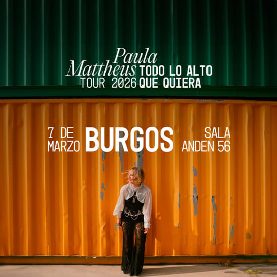 Official cover of the event Paula Mattheus en Burgos