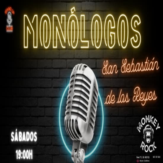 Official cover of the event Monólogos en San Sebastián de los Reyes