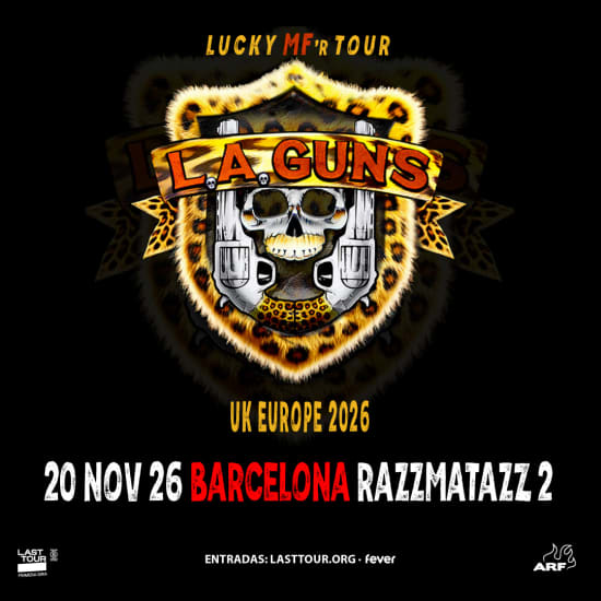 Official cover of the event L.A. Guns en Razzmatazz 2, Barcelona 2026