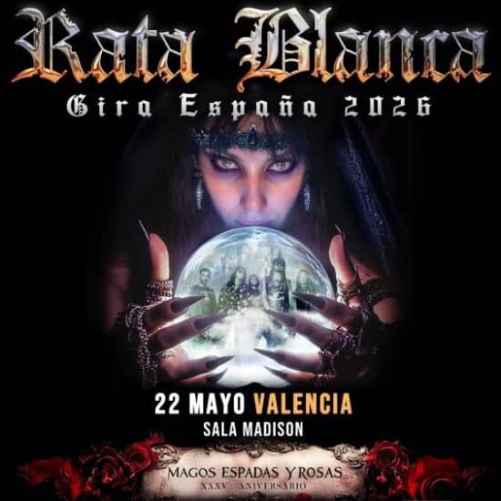 Official cover of the event RATA BLANCA en Valencia (Sala Madison)