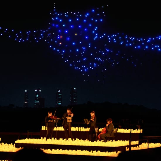 Official cover of the event DroneArt Show: Música que ilumina la noche