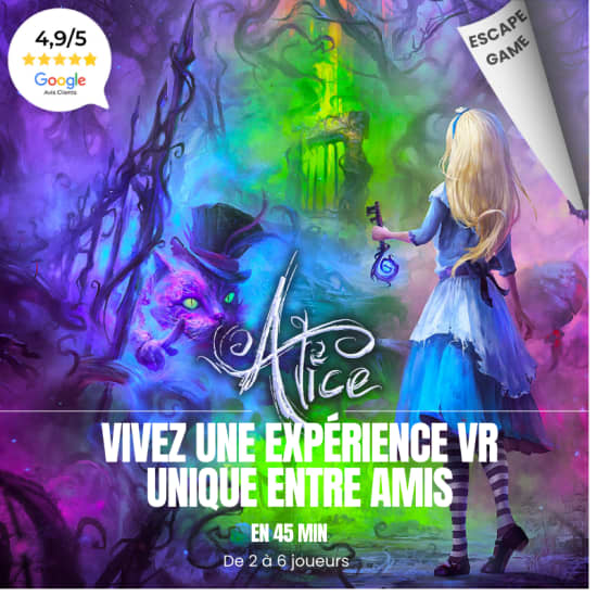 Official cover of the event Alice VR – Escape game immersif inspiré du Pays des Merveilles