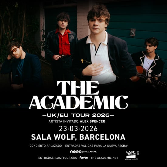 Official cover of the event The Academic en Sala Wolf, Barcelona 2026