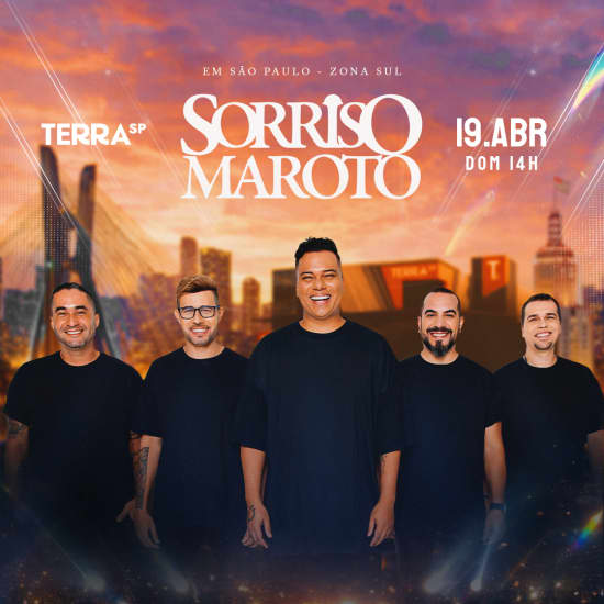Official cover of the event Show do Sorriso Maroto no Terra SP
