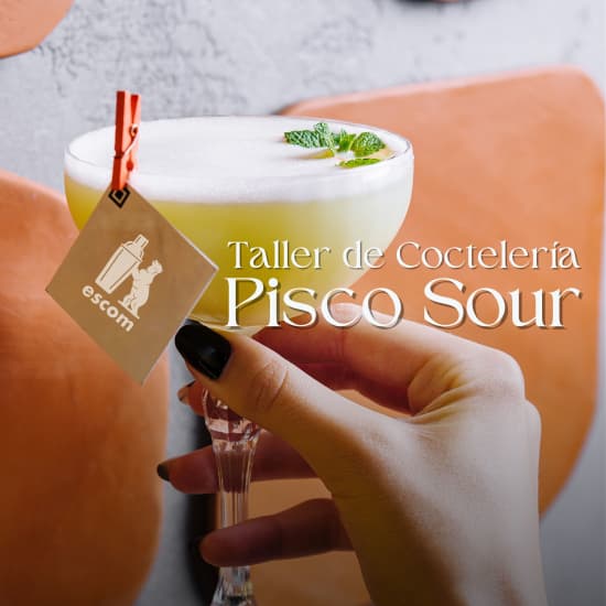 Official cover of the event Taller de Coctelería Pisco Sour en la ESCOM