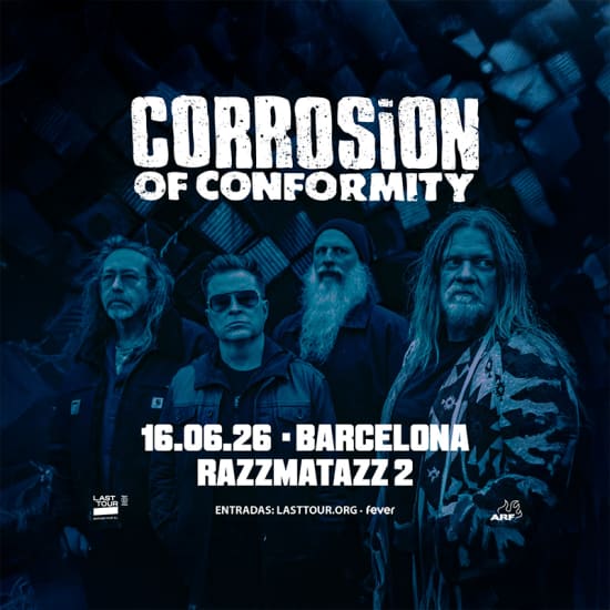 Official cover of the event Corrosion of Conformity en Razzmatazz 2, Barcelona 2026