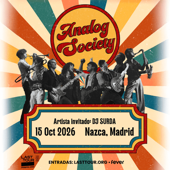 Official cover of the event Analog Society en Sala Nazca, Madrid 2026