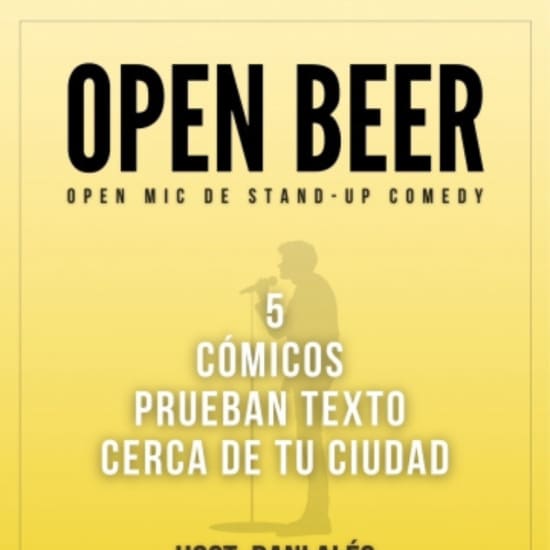 Official cover of the event OPEN BEER - Cómicos probando sus mierdas