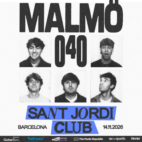Official cover of the event Malmö 040 en San Jordi Club, Barcelona 2026