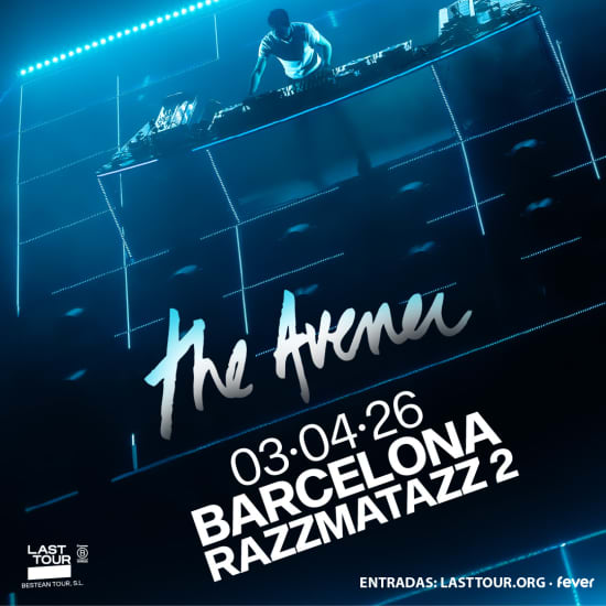 Official cover of the event THE AVENER en sala Razzmatazz 2, BARCELONA 2026