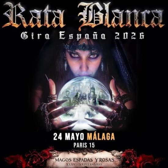 Official cover of the event RATA BLANCA en Málaga (Sala Paris 15)