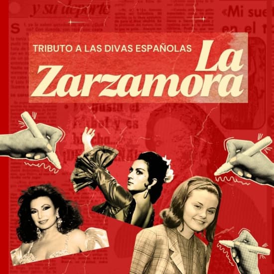 Official cover of the event La Zarzamora, un tributo a las divas españolas