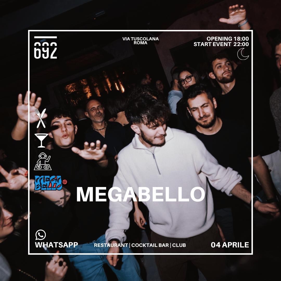 Official cover of the event 04.04.26 MEGABELLO @ 692 Secret Garden
