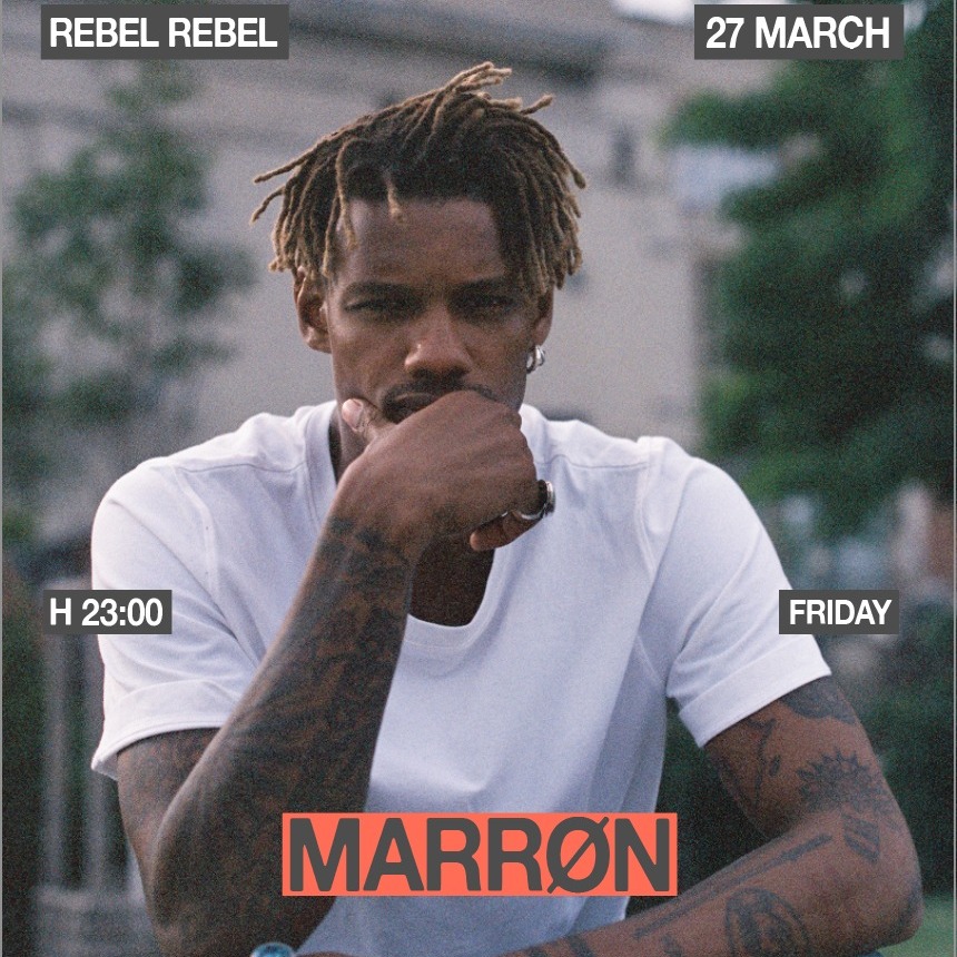 Official cover of the event 27|03|2026 RR pres MARRØN at Cieloterra