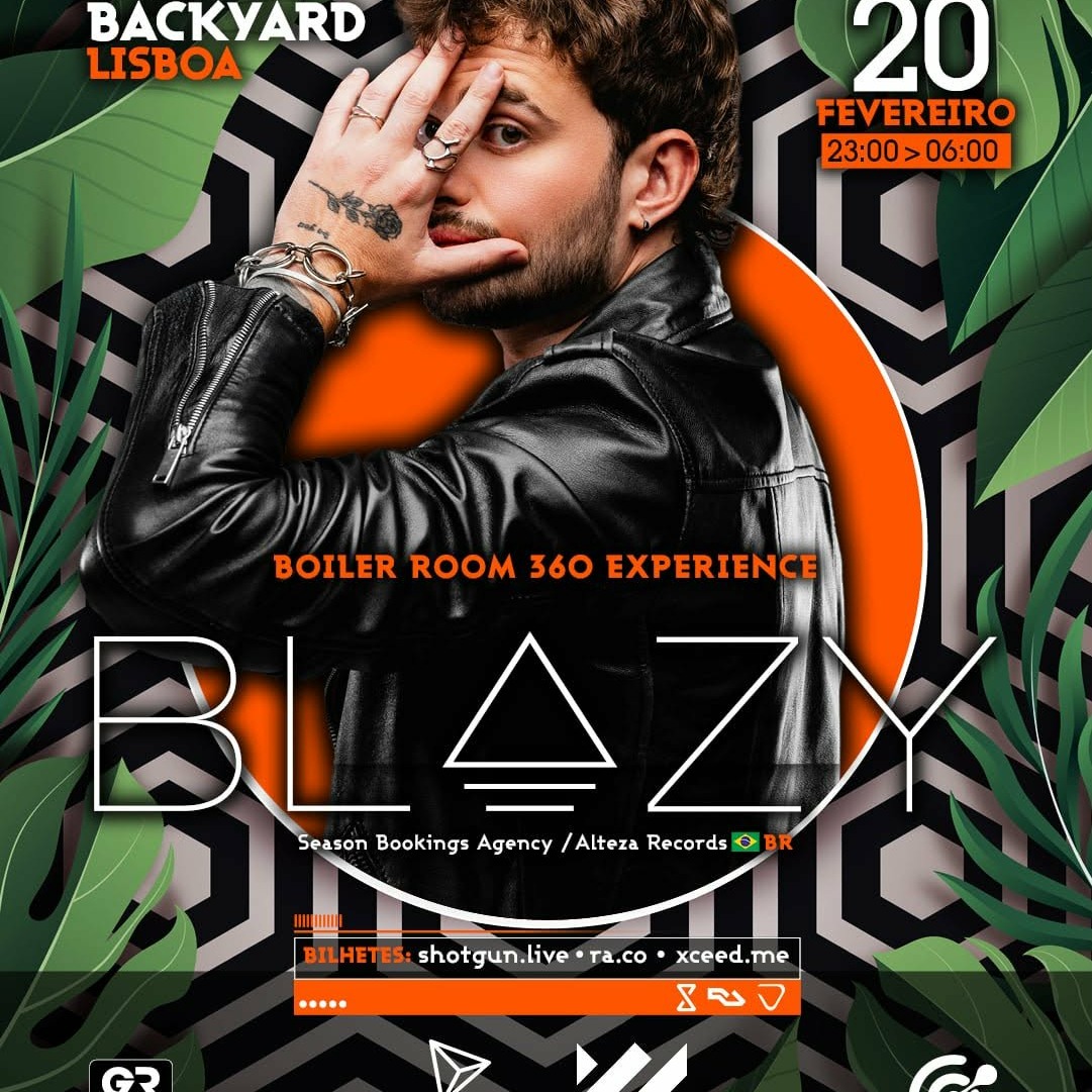 Official cover of the event BLAZY (Br) 360 boiler room experience