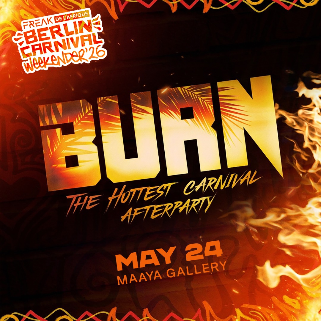 Cartel oficial del evento BURN - The hottest Carnival Afterparty