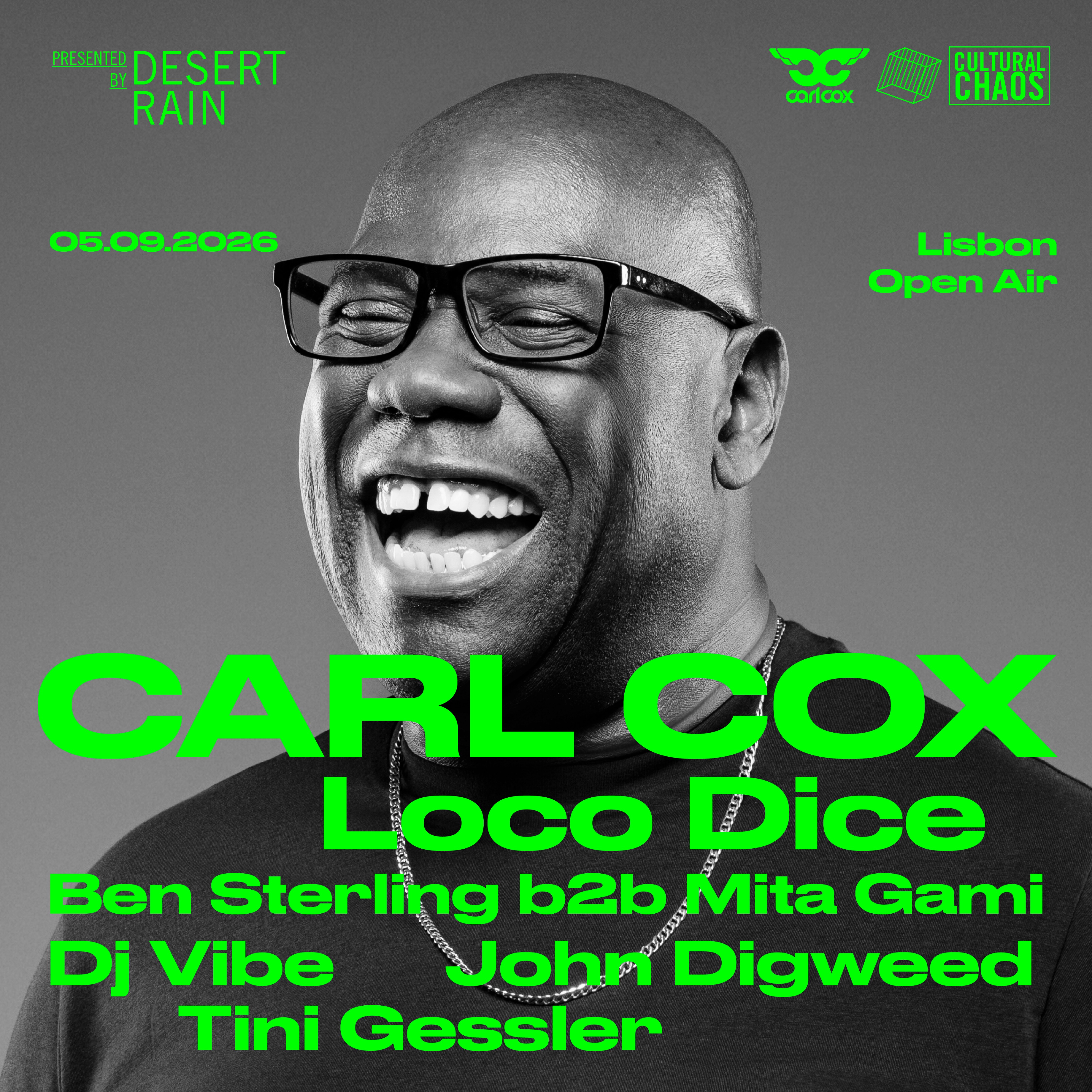 Official cover of the event Carl Cox | Lisbon 2026