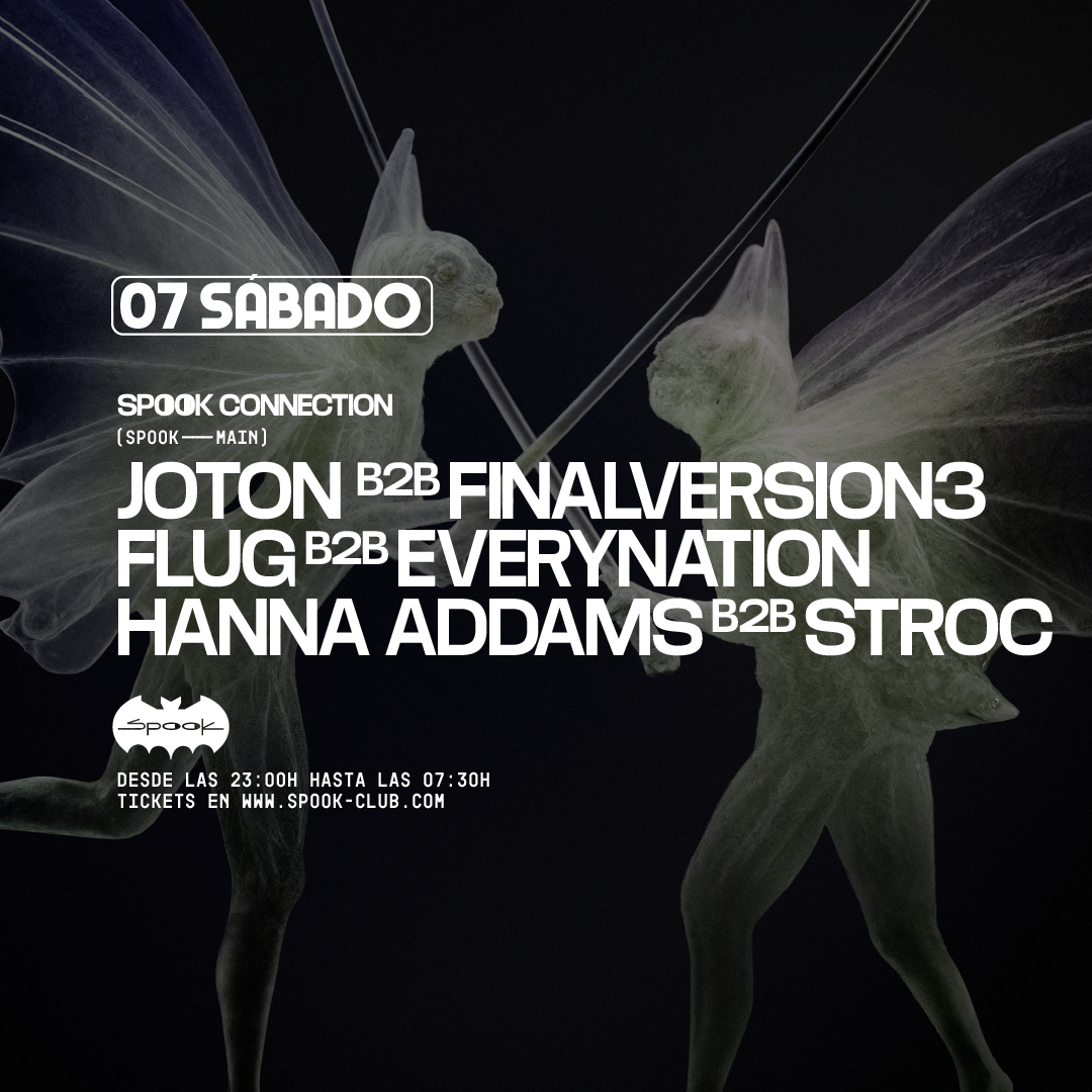 Official cover of the event CONNECTION: Joton b2b Finalversion3 + Flug b2b Everynation + Hanna Addams b2b Stroc