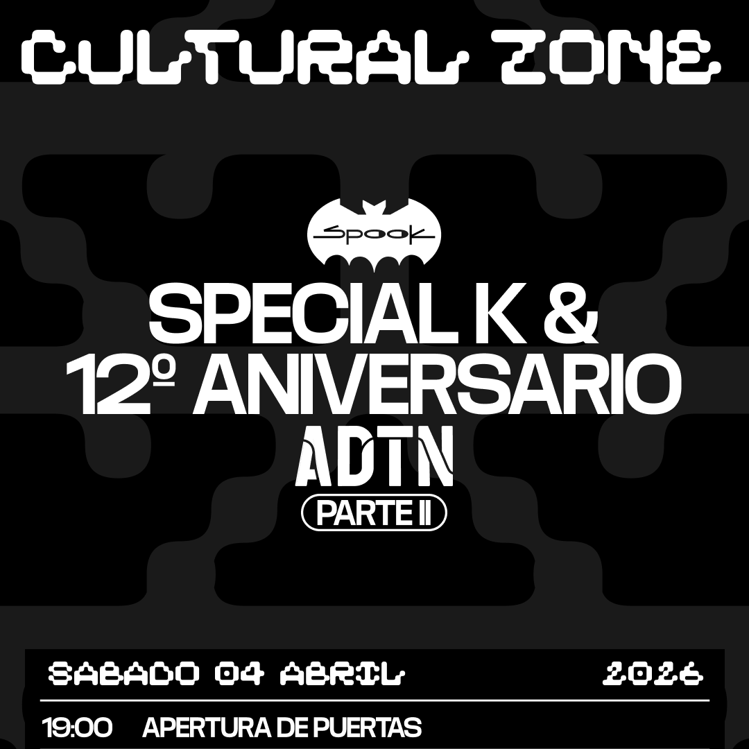 Official cover of the event CULTURAL ZONE presenta: Special-K & 12 aniversario Audition