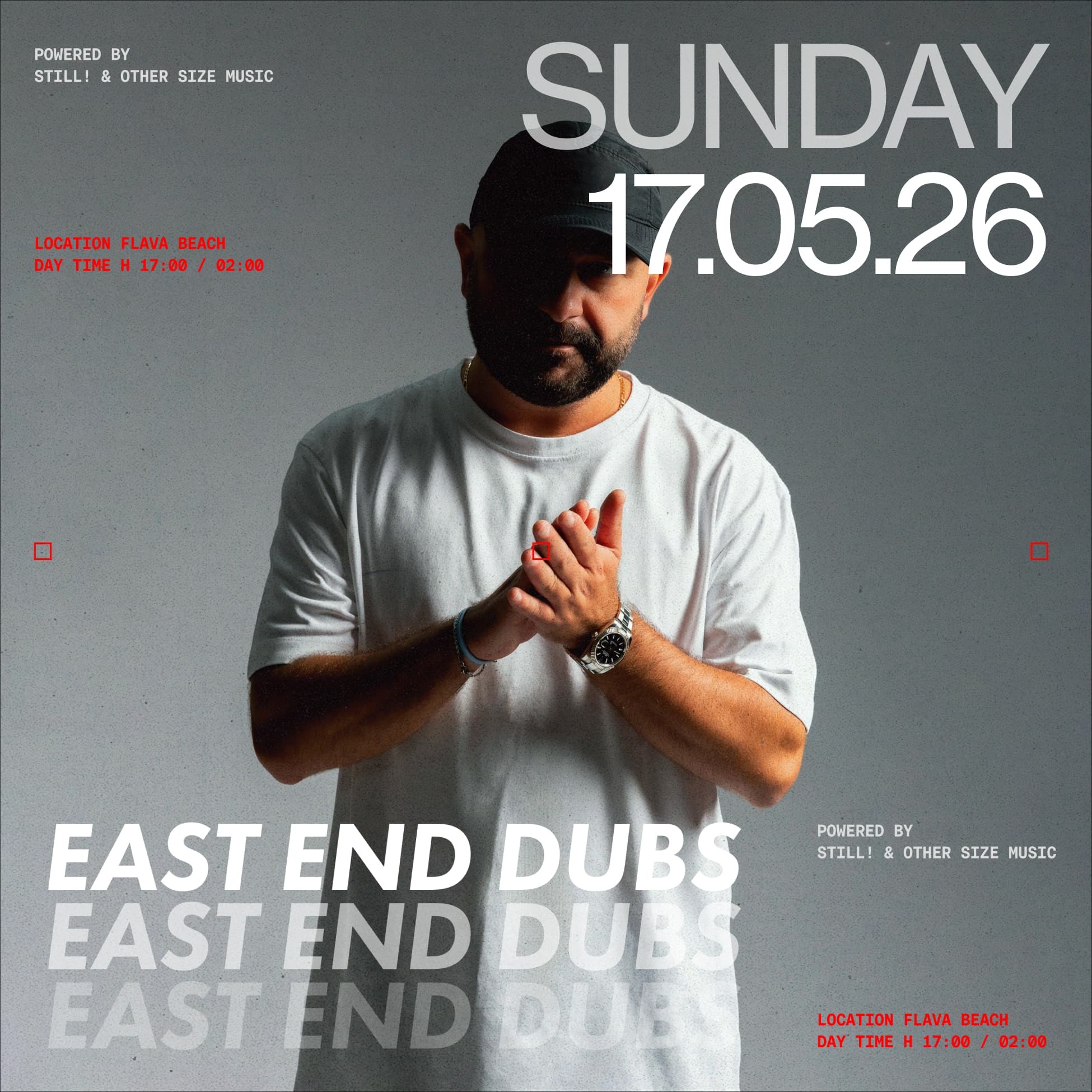 Official cover of the event EAST END DUBS Flava Beach