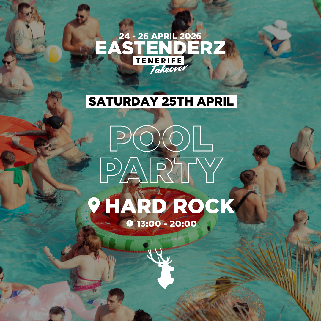 Official cover of the event Eastenderz Tenerife Pool Party: East End Dubs, Sidney Charles, L.P. Rhythm & more