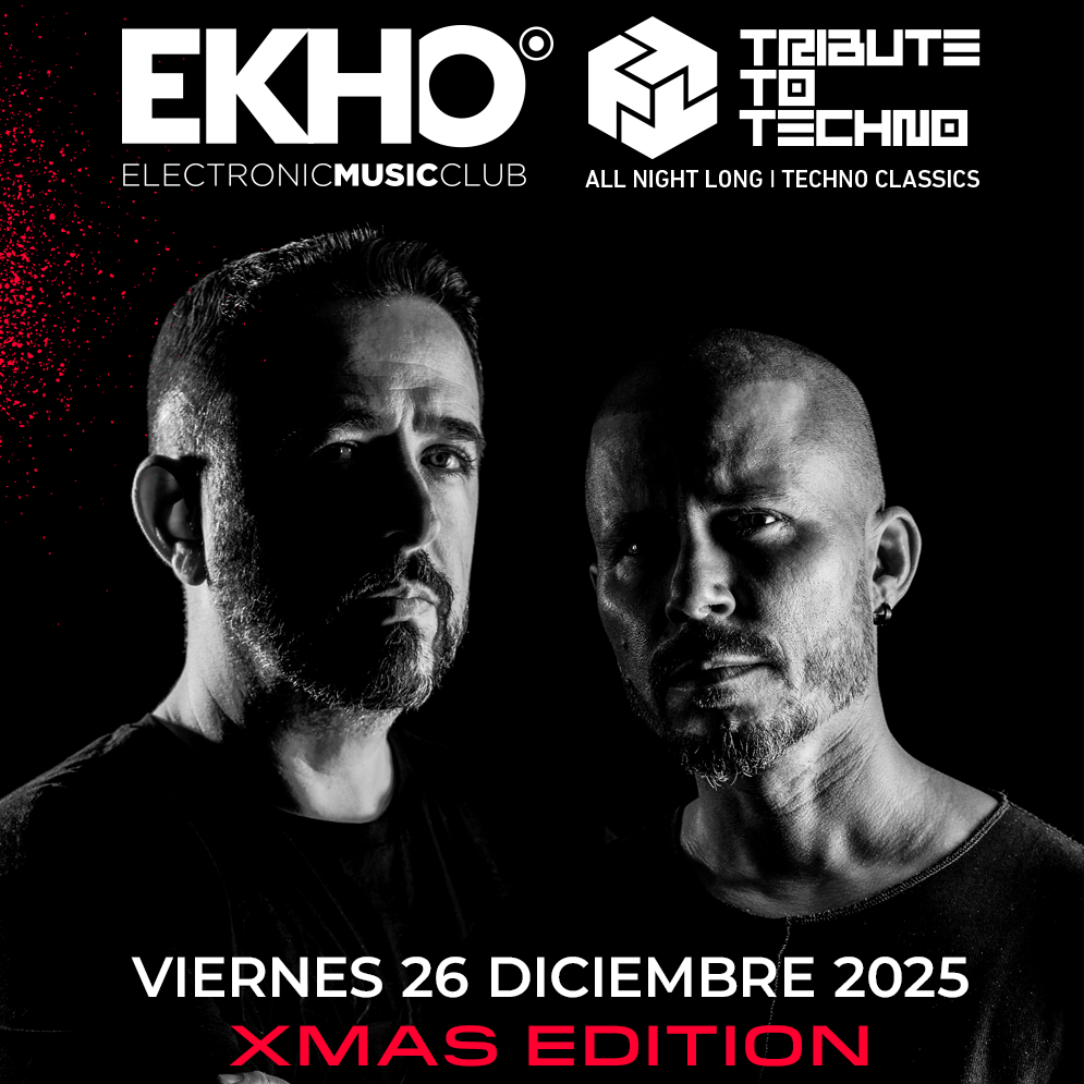 Official cover of the event EKHO / TRIBUTE TO TECHNO by NUKE & CESAR ALMENA