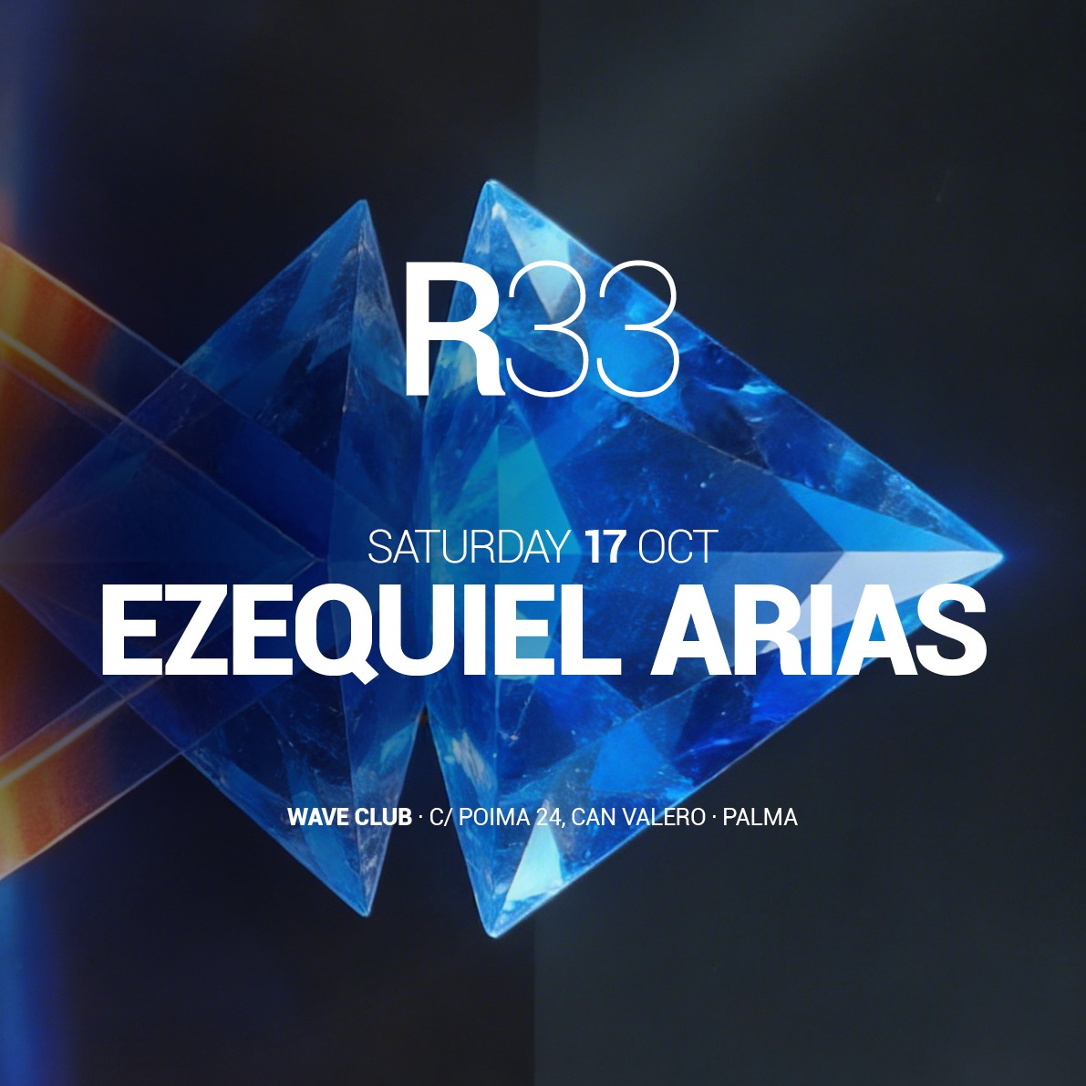 Official cover of the event EZEQUIEL ARIAS by R33