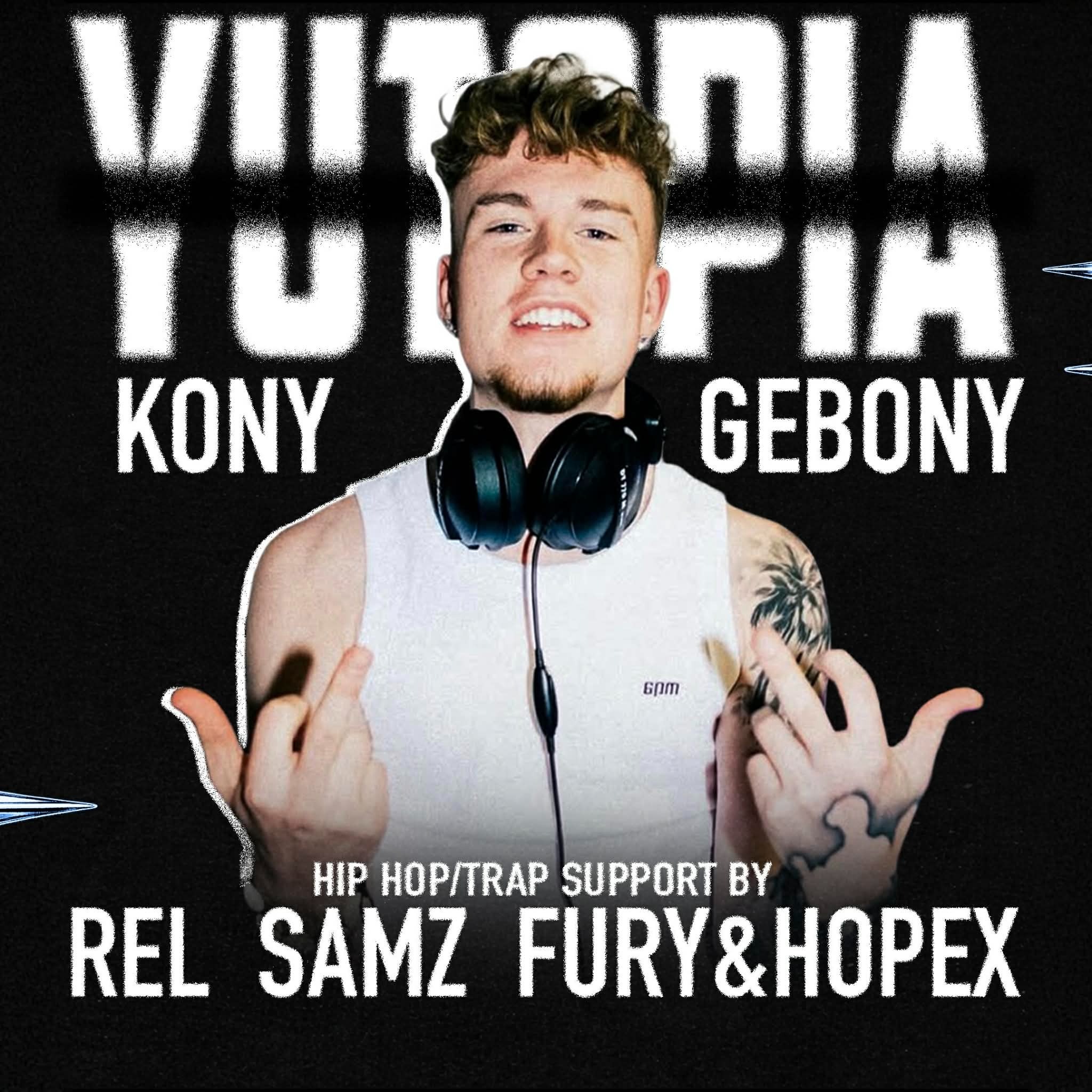 Official cover of the event FR 10.4. YUTOPIA w/ Kony Gebony