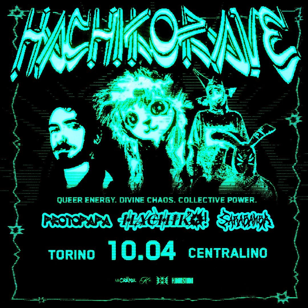 Official cover of the event HACHIKORAVE - VEN 10 APRILE @ CENTRALINO CLUB